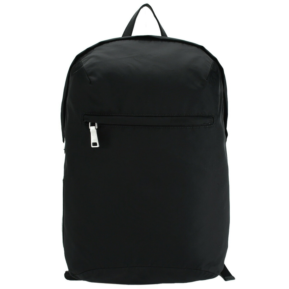 Prada Testuto Nylon Backpack S Black Leather - image 1